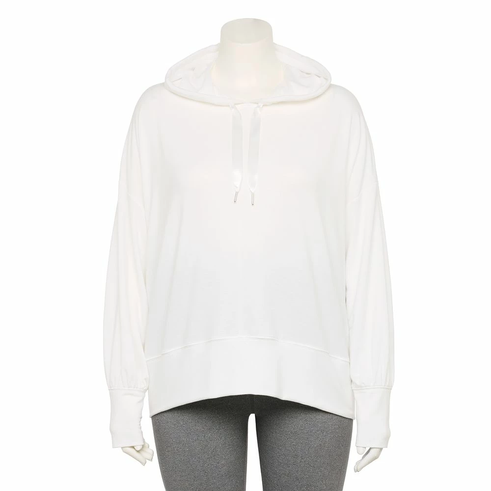 Plus Size Tek Gear® French-Terry Cropped Hoodie 5 Plus Size Tek Gear® French-Terry Cropped Hoodie - Image 3