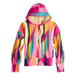 Women's Tek Gear® French-Terry Cropped Hoodie -Active & Workout Clothes Store 5665099 ALT2