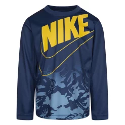 Boys 4-7 Nike Dri-FIT Camo Futura Long Sleeve Tee
