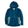 Boys 8-20 Tek Gear® Performance Fleece Full Zip Hoodie in Regular & Husky -Active & Workout Clothes Store 5677706 Blue Dye