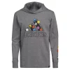 Boys 8-20 adidas Doodle Hooded Tee -Active & Workout Clothes Store 5678670 Charcoal Gray Heather