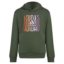 Boys 8-20 adidas Game-On Graphic Fleece Hoodie -Active & Workout Clothes Store 5679120 Green Oxide