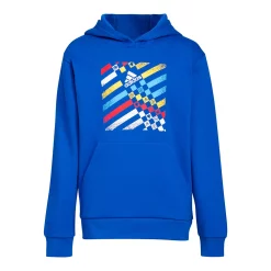 Boys 8-20 adidas Game-On Graphic Fleece Hoodie -Active & Workout Clothes Store 5679120 Team Royal Blue
