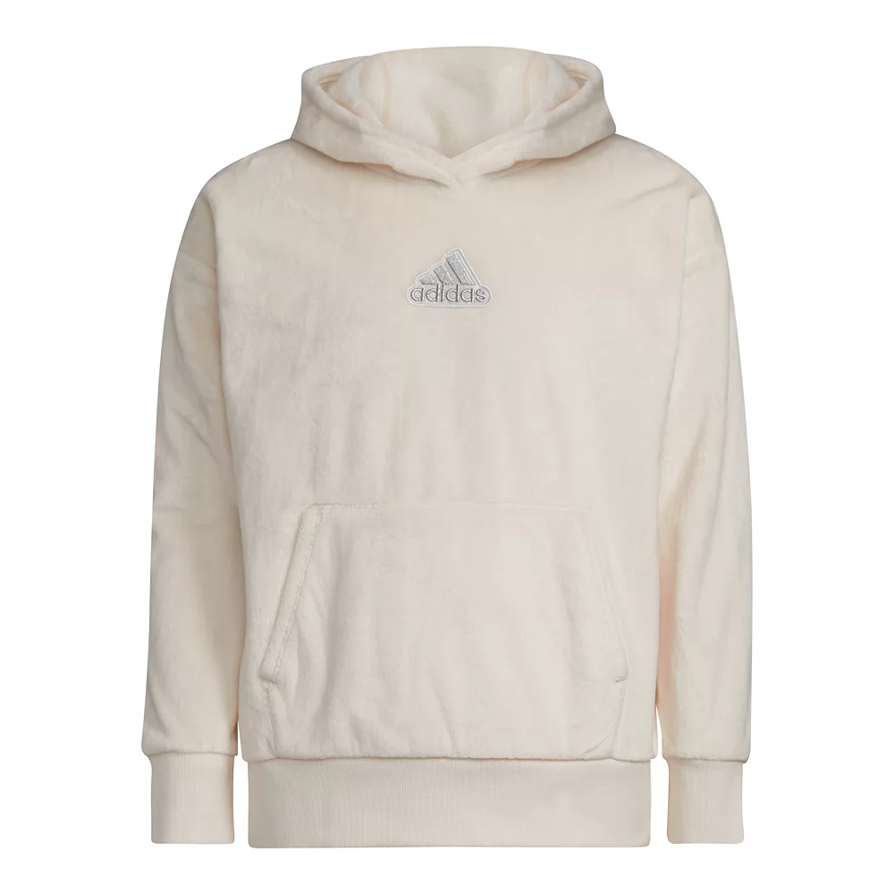 Girls 7-16 adidas Cozy Fleece Hoodie 4 Girls 7-16 adidas Cozy Fleece Hoodie - Image 2