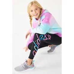 Girls 7-16 adidas Graphic Script Leggings -Active & Workout Clothes Store 5679295 ALT3