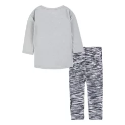Baby Girl Nike Dri-FIT Logo Graphic Crossover Tunic & Leggings Set -Active & Workout Clothes Store 5687100 ALT