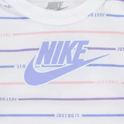 Baby Girl Nike Striped Bodysuit & Leggings Set -Active & Workout Clothes Store 5687108 ALT2