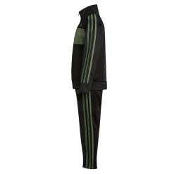 Boys 4-7 adidas Black & Olive Essential Tricot Track Jacket & Pants Set -Active & Workout Clothes Store 5699117 ALT3