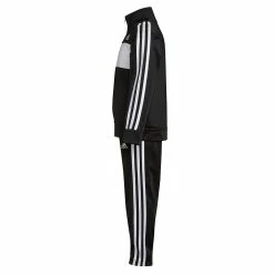 Boys 4-7 adidas Black & White Essential Tricot Track Jacket & Jogger Pants Set -Active & Workout Clothes Store 5699119 ALT3