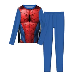 Boys 4-18 Cuddl Duds Spiderman Stretch 2-Piece Base Layer Set