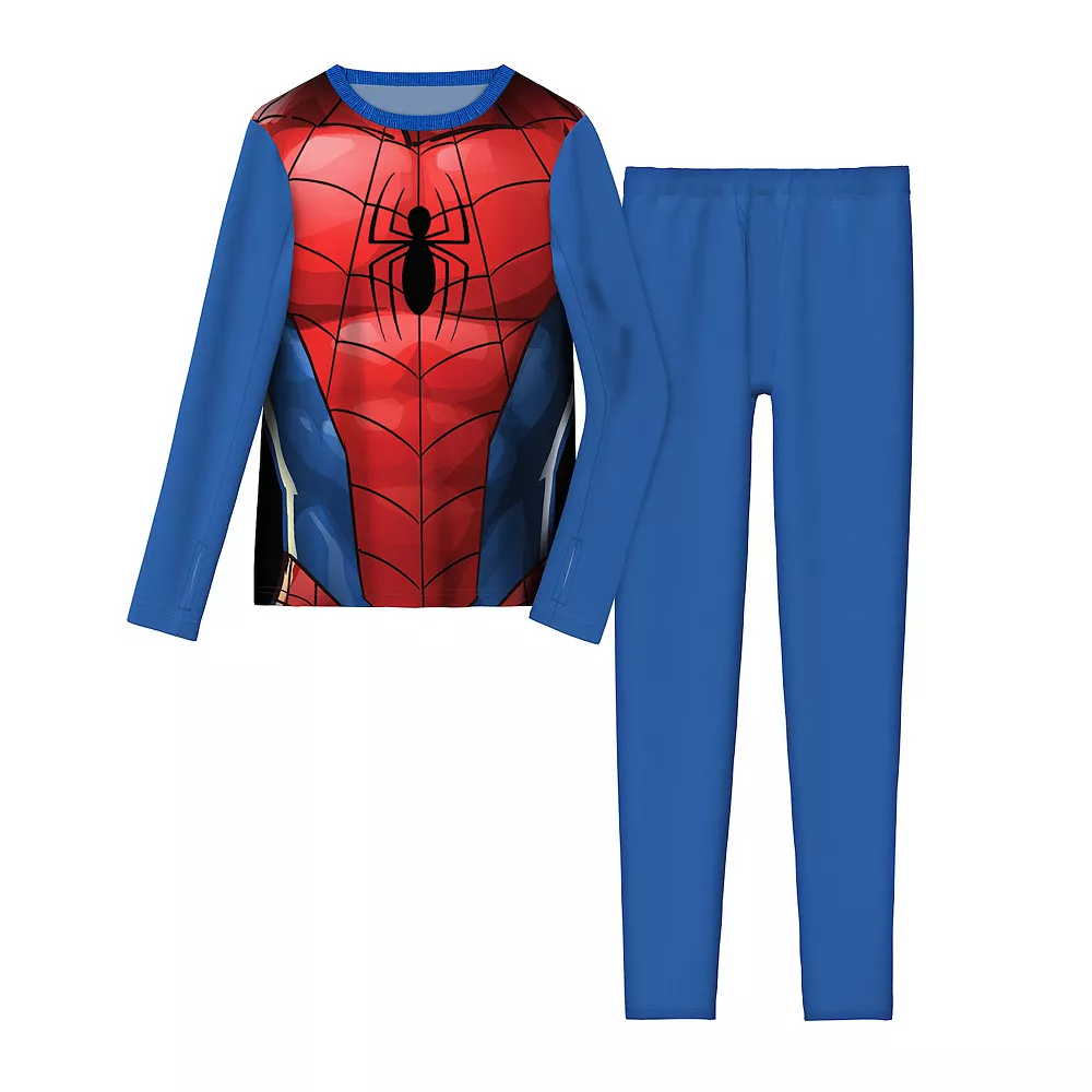 Boys 4-18 Cuddl Duds Spiderman Stretch 2-Piece Base Layer Set 3 Boys 4-18 Cuddl Duds Spiderman Stretch 2-Piece Base Layer Set