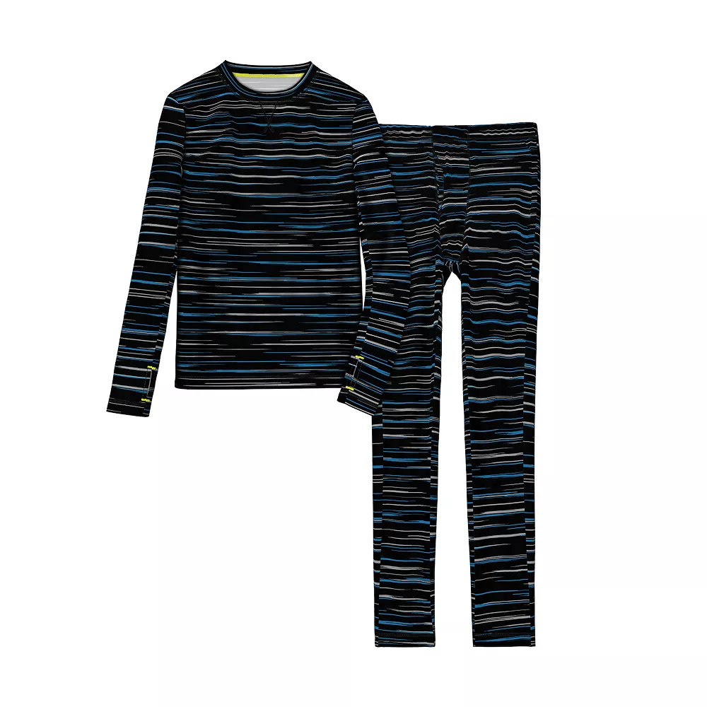 Boys 4-18 Cuddl Duds Comfortech Stretch 2-Piece Base Layer Set 5 Boys 4-18 Cuddl Duds Comfortech Stretch 2-Piece Base Layer Set - Image 3