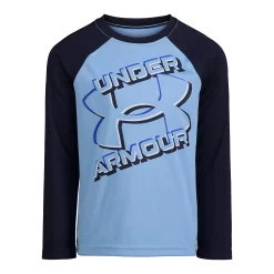 Boys 4-7 Under Armour Dimension Long Sleeve Raglan Graphic Tee -Active & Workout Clothes Store 5719740 Carolina Blue