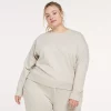 Plus Size FLX Embrace Crewneck Sweatshirt -Active & Workout Clothes Store 5720987 Sand Trap