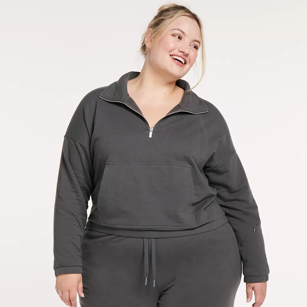 Plus Size FLX Embrace Quarter-Zip Sweatshirt 6 Plus Size FLX Embrace Quarter-Zip Sweatshirt - Image 4