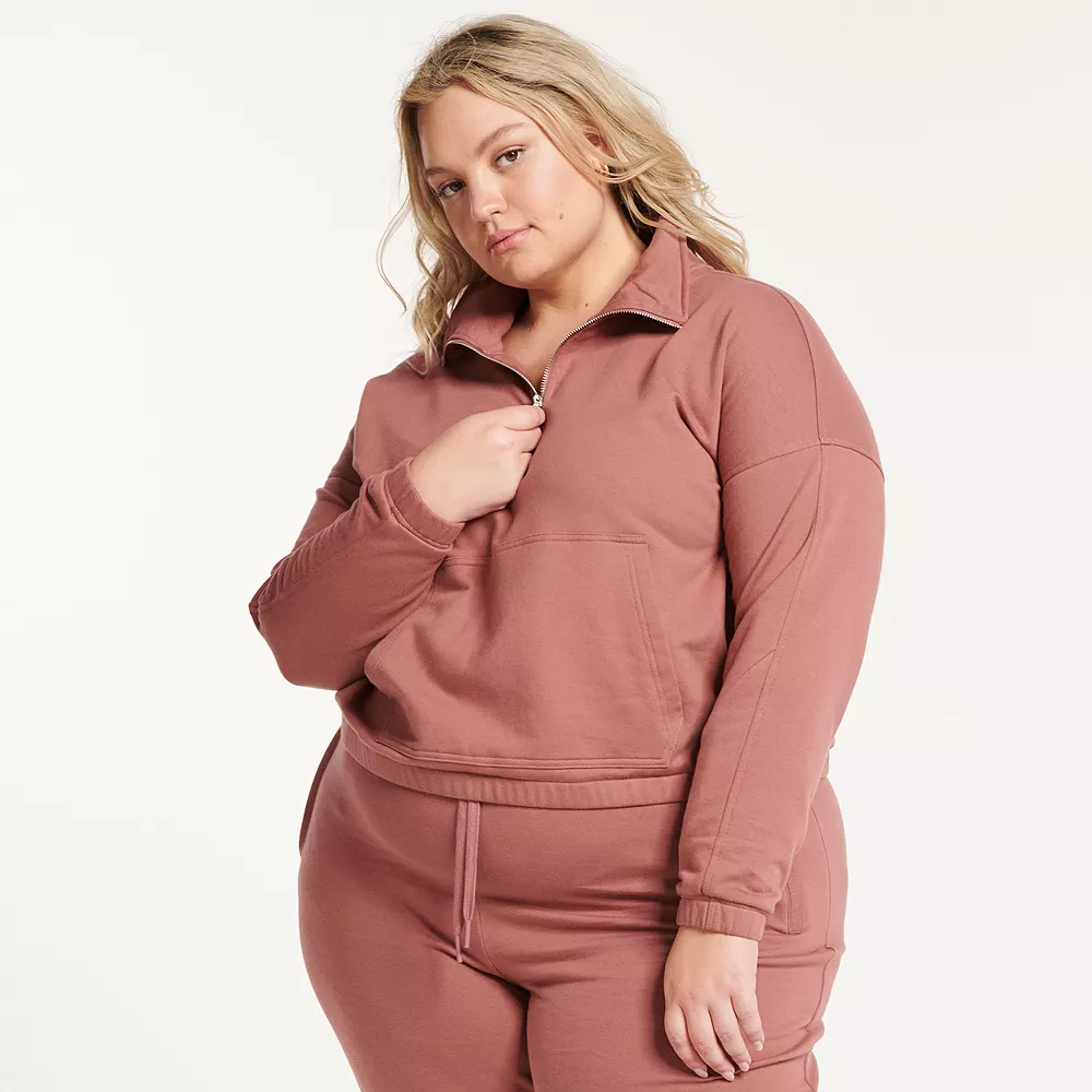 Plus Size FLX Embrace Quarter-Zip Sweatshirt 4 Plus Size FLX Embrace Quarter-Zip Sweatshirt - Image 2
