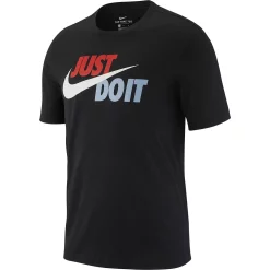 Men's Nike "Just Do It" Logo Tee -Active & Workout Clothes Store 5721511 Black