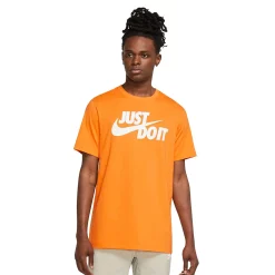 Men's Nike "Just Do It" Logo Tee -Active & Workout Clothes Store 5721511 Kumquat