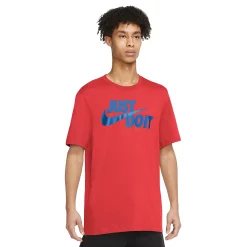 Men's Nike "Just Do It" Logo Tee -Active & Workout Clothes Store 5721511 Light Crimson
