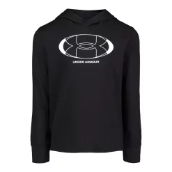 Boys 4-7 Under Armour Long Sleeve Locker Tag Hooded Graphic Tee