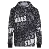 Boys 4-7 adidas Long Sleeve Warped Allover Print Hooded Tee -Active & Workout Clothes Store 5724741