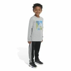 Boys 8-20 adidas Gradient Camo Badge of Sport Heather Tee -Active & Workout Clothes Store 5731694 ALT4
