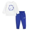 Baby Boys Nike Smiley Crew Set -Active & Workout Clothes Store 5745181 White
