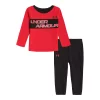 Toddler Boy Under Armour Wordmark Long Sleeve Graphic Tee & Jogger Pants Set -Active & Workout Clothes Store 5765854