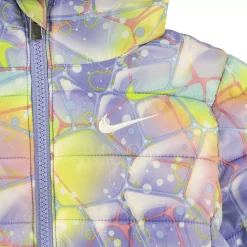Toddler Girl Nike "Just Do It." Printed Puffer Jacket -Active & Workout Clothes Store 5806211 ALT2