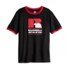 Boys 8-20 Russell Athletic Logo Tee -Active & Workout Clothes Store 5816850 Black