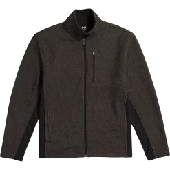 Big & Tall IZOD Shaker Fleece Jacket -Active & Workout Clothes Store 5850564 ALT2