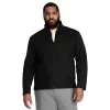 Big & Tall IZOD Shaker Fleece Jacket -Active & Workout Clothes Store 5850564 Black