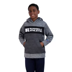 Boys 8-20 Russell Athletic Colorblock Fleece Hoodie -Active & Workout Clothes Store 5861149 ALT2
