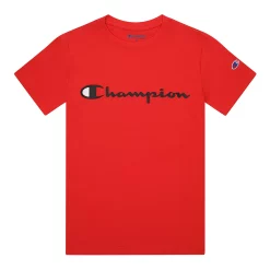 Boys 8-20 Champion® Script Tee -Active & Workout Clothes Store 5911846 Scarlet