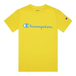 Boys 8-20 Champion® Script Tee -Active & Workout Clothes Store 5911846 Team Gold