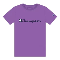 Boys 8-20 Champion® Script Tee -Active & Workout Clothes Store 5911846 Wisteria Purple