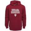 Boys 8-20 Indiana Hoosiers Team Slogan Fleece Hoodie -Active & Workout Clothes Store 5947503