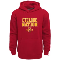 Boys 8-20 Iowa State Cyclones Team Slogan Fleece Hoodie
