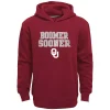Boys 8-20 Oklahoma Sooners Team Slogan Fleece Hoodie -Active & Workout Clothes Store 5947526