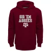 Boys 8-20 Texas A&M Aggies Team Slogan Fleece Hoodie -Active & Workout Clothes Store 5947535