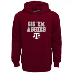 Boys 8-20 Texas A&M Aggies Team Slogan Fleece Hoodie