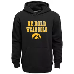 Boys 8-20 Iowa Hawkeyes Team Slogan Fleece Hoodie