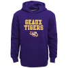 Boys 8-20 LSU Tigers Team Slogan Fleece Hoodie -Active & Workout Clothes Store 5947775