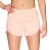 Women's Gaiam 4-in. Woven Shorts -Active & Workout Clothes Store 5983718 Peach Melba