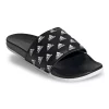 Adidas Adilette Comfort Men's Graphic Slide Sandals -Active & Workout Clothes Store 6048470 Black White Check