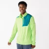 Men's Tek Gear® Mixed Media Pullover -Active & Workout Clothes Store 6119976 Awakening Green