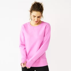 Women's Tek Gear® Ultrasoft Fleece Sweatshirt -Active & Workout Clothes Store 6119993 Pink Trillion