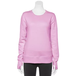 Petite Tek Gear® Ultrasoft Fleece Crewneck Sweatshirt -Active & Workout Clothes Store 6120169 Lavender