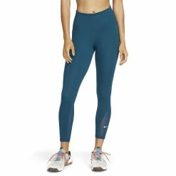 Women's Nike One Midrise 7/8 Leggings -Active & Workout Clothes Store 6120418 Valerian Blue