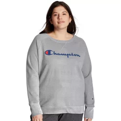 Plus Size Champion® Powerblend Graphic Fleece Sweatshirt